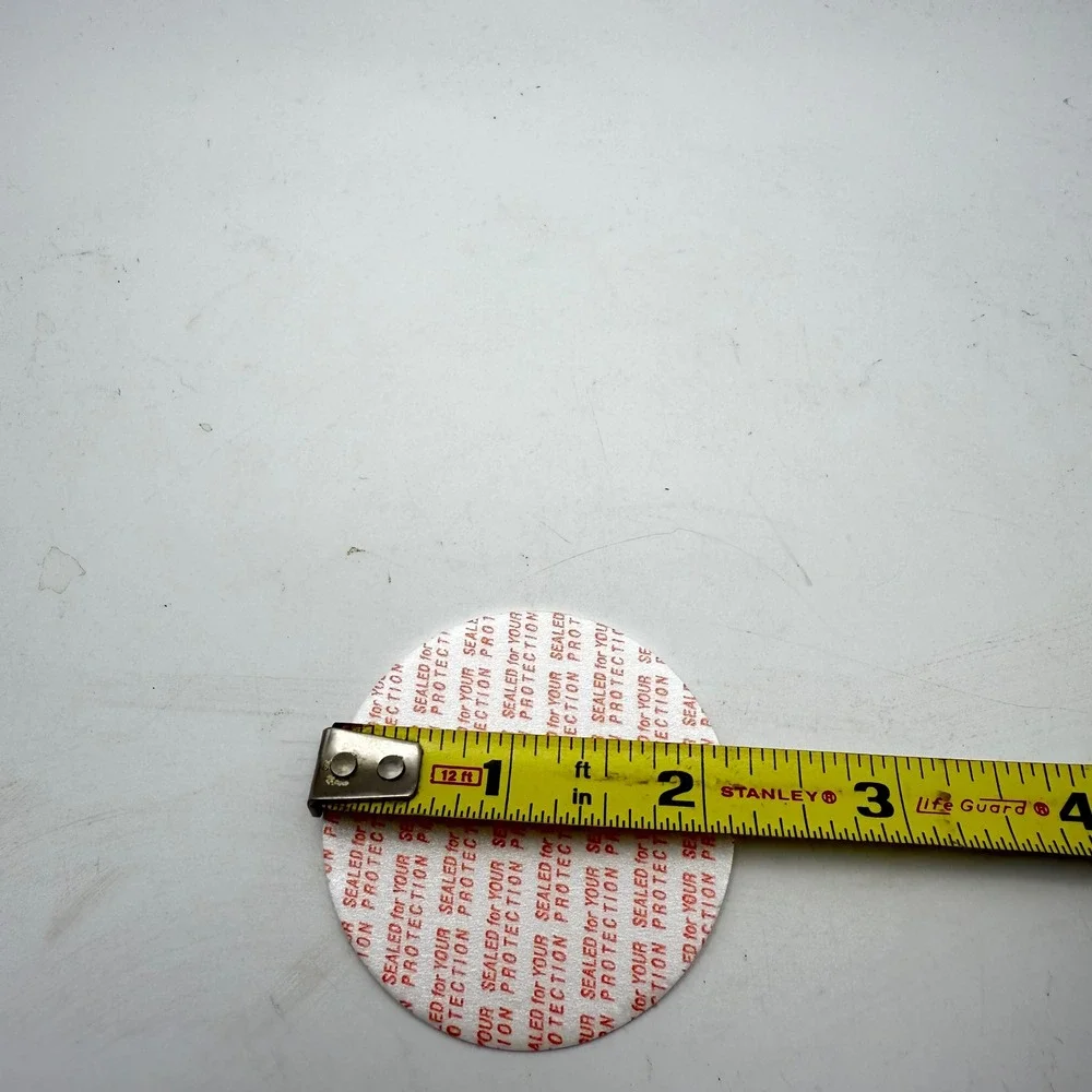 58mm‎ Tamper Evident Seal Liners for Bottles Jars Caps Protection Bulk Lot